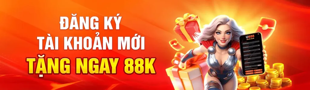 U888 đăng ký tặng 88k